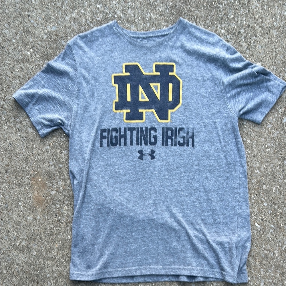 Under Armour Gray Fighting Irish T-Shirt